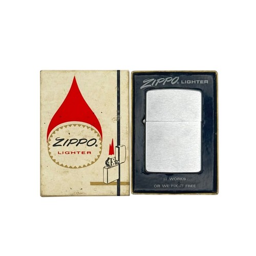 1963 zippo brushed chrome - zippo,