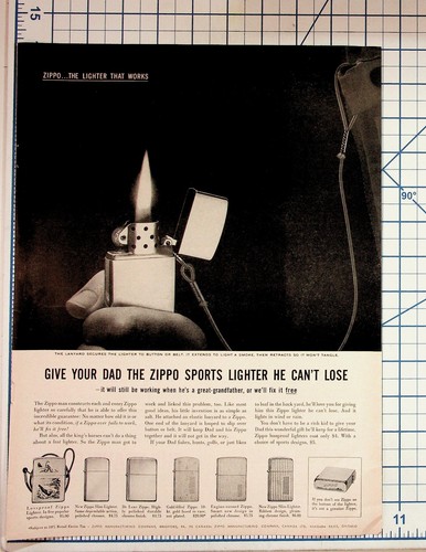 Vintage 1950s zippo - zippo, lighter