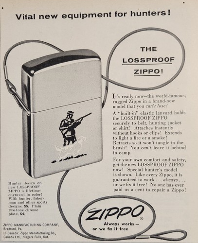 1955 magazine zippo - 1955,