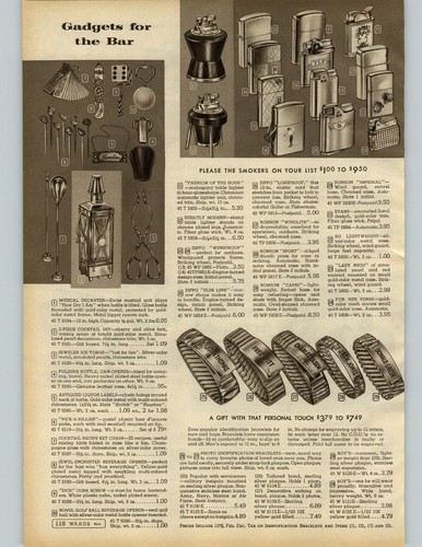 1957 paper lighter town - 1957, ad