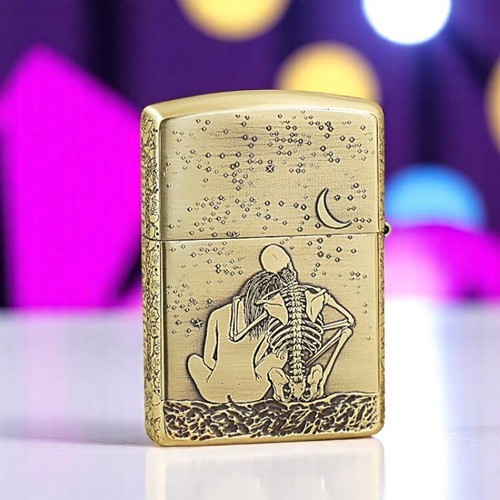Zippo armor lighter carved - armor,